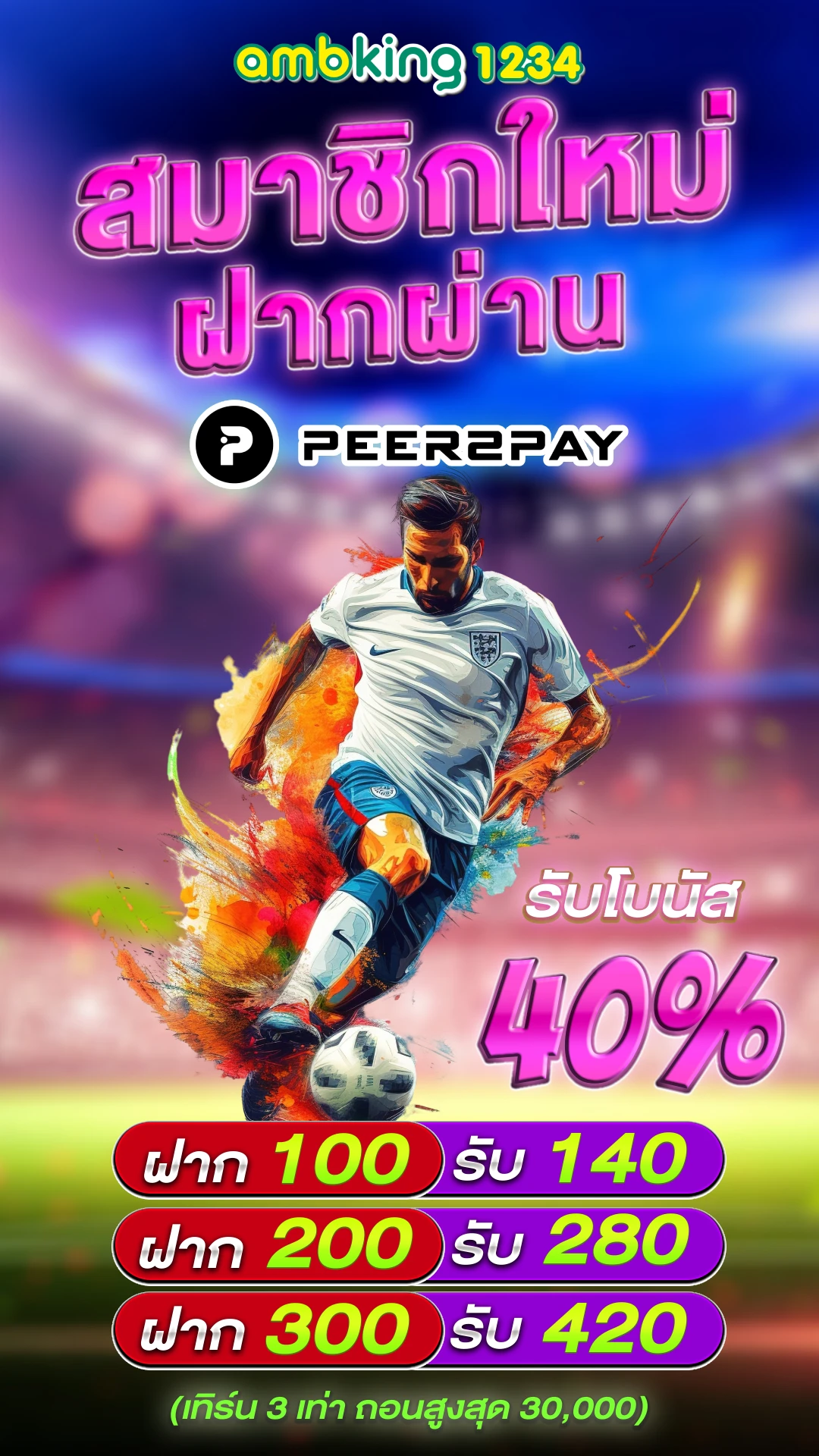 สล็อตฝากถอนวอเลท ไม่มีขั้นต่ํา - แบนเนอร์โปรโมชั่น