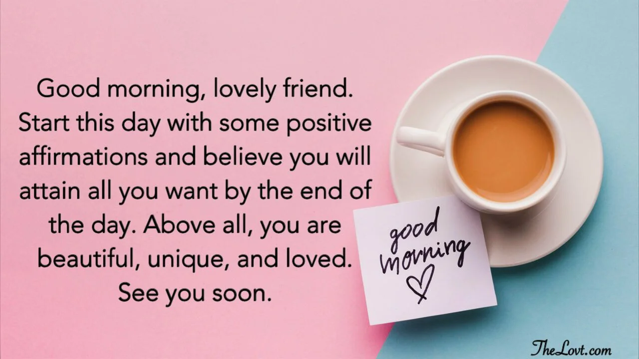 Best Good Morning Messages for Friends - TheLovt